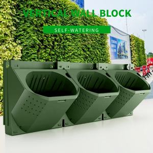 Système de jardinage vertical breveté Verticalgreenwall, jardins muraux suspendus avec système d'irrigation - Product Image 5