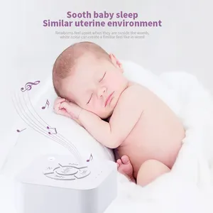 Machine à <span class=keywords><strong>bruit</strong></span> blanc <span class=keywords><strong>pour</strong></span> le sommeil, apaisant avec 9 sons relaxants, lumière respirante, minuterie, chargement Type-C, <span class=keywords><strong>pour</strong></span> bébé, maison, bureau, voyage - Product Image 3