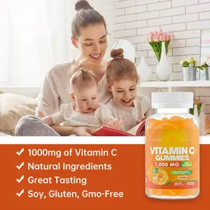 OEM Private Label Vegan integratori vitaminici per lo sbiancamento della pelle vitamina C collagene gummie