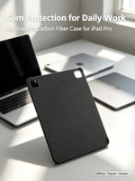 Étui en fibre d'aramide véritable pour iPhone 12/13/14/15/16, ultra fin 0,5 mm, texture fibre de carbone, coque de tablette mate anti-traces de doigts