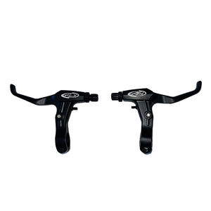 Leviers de frein pour vélo de montagne Azub Black, en aluminium forgé, poignées de frein à 2 doigts avec lettrage - Product Image 3