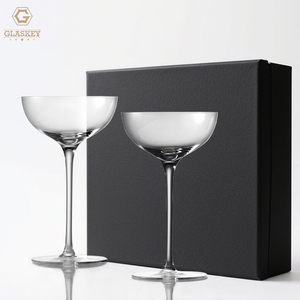 Crystal Thin Glass <strong>Champagne</strong> <strong>Coupe</strong>/Cocktail/Moscato Glass Hand Blown Coupetini Glasses for Party Dinner - Product Image 1