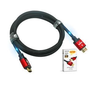 Certyficed Ture-etiqueta de 1,8 m, <span class=keywords><strong>Cable</strong></span> <span class=keywords><strong>HDMI</strong></span> chapado en oro, bloqueo <span class=keywords><strong>HDMI</strong></span> Kable 8k UHD 2,1 3, <span class=keywords><strong>Cable</strong></span> <span class=keywords><strong>Hdmi</strong></span> - Product Image 2