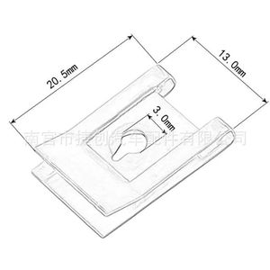 J98 Metal Automotive Fastener <b>Clips</b> For Mudguard <b>Bumper</b> Guard Repair Replacement Parts - Product Image 2