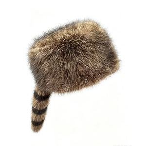 Chapeau en fausse fourrure de haute qualité avec queue, chapeau d'hiver pour femme, idéal pour l'extérieur par temps froid, vente en gros OEM ODM - Product Image 3