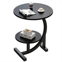 Table basse moderne de haute qualité à double niveau, table d'appoint pour enfants et adultes, salon, salle à manger, usage domestique