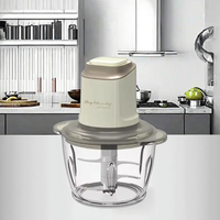1.5L Mini électrique maison cuisine robot culinaire puissant mélangeur hachoir à viande hachoir à légumes pour un usage domestique Restaurant