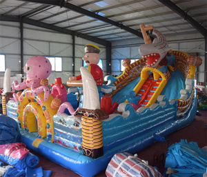 Château gonflable géant personnalisé avec toboggan, prix de gros, équipement <span class=keywords><strong>pour</strong></span> parcs d'attractions - Product Image 4