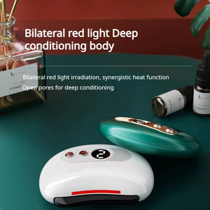 Dispositivo de raspado de tabla Guasha portátil de mano para el cuidado de la salud, masaje Facial, raspado, masaje de estiramiento facial eléctrico Bianstone Natural - Product Image 2