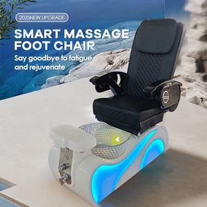 Base LED Light Electric Massage Customizable Color Pipeless Professional No Plumbing Luxury Whirlpool <b>Plastic</b> Foot Spa Pedicure - Product Image 3
