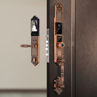 Cerradura Inteligente de Lujo para Puerta Corrediza de Villa, Impermeable, con App Tuya WiFi, Huella Digital y Contraseña sin Llave