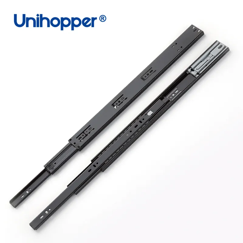 Unihopper đồ nội thất Kính thiên văn kênh đường sắt bên Núi mở rộng đầy đủ đẩy để mở bóng mang ngăn kéo trượt