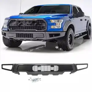 modified parts Off-Road Accessories Steel Front Bumper with light Aftermarket Black Front Bumper Guard For Ford F150 2015-2020