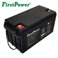 Batería de Plomo-Ácido Sellada sin Mantenimiento FirstPower LFP1280 de 12 Voltios y 80 Ah para Gabinete de Comunicaciones, Sistema de Alimentación Ininterrumpida (UPS) y Energía de Respaldo
