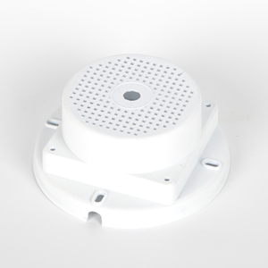 <span class=keywords><strong>Abat</strong></span>-<span class=keywords><strong>jour</strong></span> central en plastique blanc moderne, accessoire au design élégant pour toilettes et salles de douche - Product Image 1
