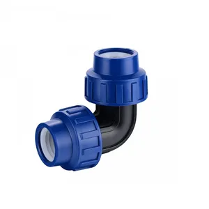 Ecológico 20mm PP y HDPE Compresión Codo igual Accesorios de tubería Superficie Lisa Precio al por mayor Excelente producto - Product Image 4