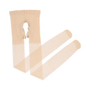 Open Crotch Stockings For Women 8D Ultra Thin Nylon Skin Color Anti Snag Summer Wear - Product Image 5