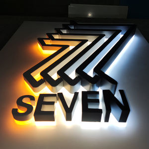 Letrero LED Acrílico Retroiluminado con Letras de Acero de Alta Calidad, Perfecto <span class=keywords><strong>para</strong></span> Tiendas Minoristas, <span class=keywords><strong>Locales</strong></span> <span class=keywords><strong>Comerciales</strong></span> y Oficinas - Product Image 5