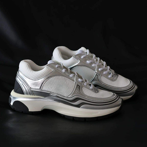 Zapatillas Deportivas Retro de Moda de Alta Calidad para Mujer, Color Blanco y Negro, para Exteriores, Casuales - Product Image 3