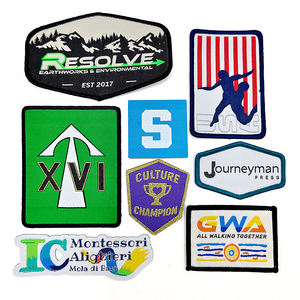 カスタム環境にやさしい3Dシェニール刺繍ロゴ帽子パッチパーソナライズ花ハート形バッグ用 - Product Image 5