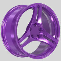 Jantes en alliage pour voiture Deep Dish ET40mm ET3 29 pouces 3 pièces 5 branches
