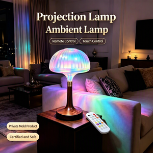 Nueva Lámpara de Proyección de Escritorio, Lámpara de Proyección de Atmósfera Multicolor, Control Remoto Táctil Ajustable, Lámpara Decorativa, Luz Nocturna para el Hogar - Product Image 1