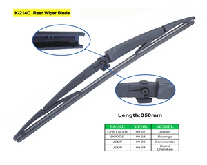 Escobilla Trasera de Plástico K-214C para CHRYSLER <span class=keywords><strong>CHEROKEE</strong></span> <span class=keywords><strong>JEEP</strong></span>, 14 Pulgadas/350 mm de Longitud, Precio al por Mayor, Calidad OEM - Product Image 3