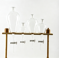 Flacon distributeur d'huile parfumée en verre avec entonnoir séparateur, bouchon à vis, revêtement UV, ellipse transparente, impression sérigraphique noire effet ombre