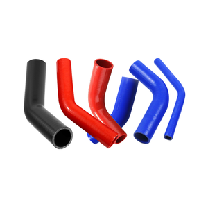 Réducteur coudé droit en <span class=keywords><strong>silicone</strong></span> personnalisable 45 180 <span class=keywords><strong>90</strong></span> 30 135 degrés en caoutchouc durable - Product Image 1