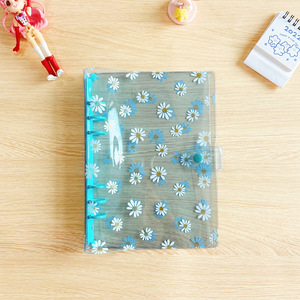 थोक A5 A6 A6 नोटबुक डेज़ी एजेंडा बजट बांधने की मशीन थैली फ़ोल्डर स्पष्ट निविड़ अंधकार पीवीसी बजट बांधने की मशीन - Product Image 5