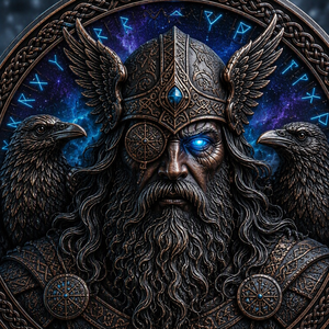Pièce commémorative Odin, <span class=keywords><strong>dieu</strong></span> nordique, en relief 3D personnalisé, en bronze antique, pièce de défi Valhalla pour collection de luxe ou cadeau - Product Image 2