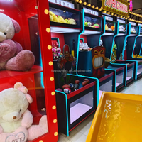 Attractions de carnaval, stands de fête foraine, jeu de fléchettes à ballons, jeux interactifs, marque FUNPLAYPARK, métal, bois, 110V/220V 1