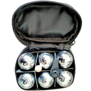 High Quality Metal Balls <strong>Set</strong> 72mm Metal Silver <strong>Petanque</strong> Boules Balls <strong>Set</strong> 700g 3/4/6/8 Balls <strong>Set</strong> With Handbag for Outdoor Play - Product Image 3