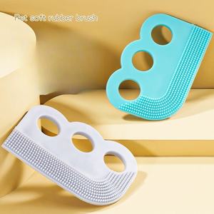 Cepillo para Alfombras de Doble Cara, Removedor de Pelusas Suave, Removedor de Pelo de Perro de Goma Suave, Cepillo para Pelusas para Nidos Tejidos y Escalada - Product Image 1