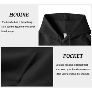 Sweat à capuche oversize pour homme avec verset biblique « Jésus sauve », en polaire, noir, thème religieux - Product Image 5