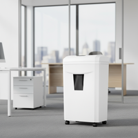 Destructeurs de papier électriques OEM ODM de niveau P-4 pour bureau, avec bac extractible de 20L