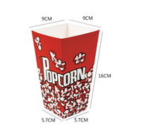 Boîtes à Popcorn en Carton Blanc Jetables Pas Chères en Gros – Emballage Personnalisé Imprimé de Taille sur Mesure pour Popcorn