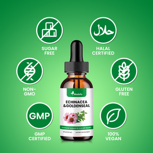 Estratto Liquido di Echinacea e Goldenseal a Marchio Privato, Gocce Erboristiche per il Benessere Immunitario, Digestivo e del Fegato - Product Image 5