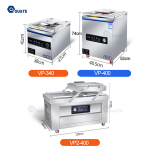 Machine d'emballage sous vide automatique en acier inoxydable, machine d'emballage sous vide alimentaire commerciale pour la viande et le riz - Product Image 3