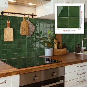 <span class=keywords><strong>Piastrelle</strong></span> <span class=keywords><strong>Adesive</strong></span> Bianche Stile Subway Resistenti al Calore per Cucina, <span class=keywords><strong>Bagno</strong></span> e Pareti - Product Image 6