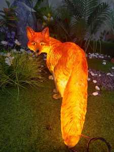 Fox Garden Decorative <b>Light</b> Ip65 Outdoor <b>Motif</b> Lamp For Park Landscape Holiday Event Display - Product Image 1