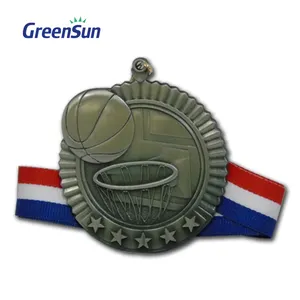 Factory Offer High Quality Custom Gold Plated Metal Sport Medals