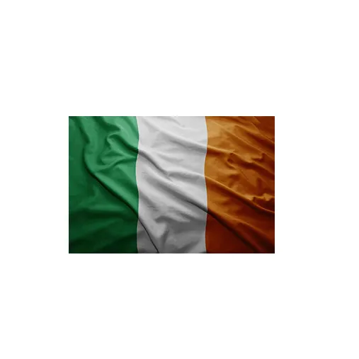 ที่กำหนดเองพิมพ์โลโก้3X5ธงที่มีคุณภาพสูงธงไอร์แลนด์ที่กำหนดเองสำหรับกิจกรรมกลางแจ้ง