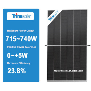 แผงโซลาร์เซลล์ Trina TSM-NEG21C.20 715-740W แผงโซลาร์เซลล์ Trina 715 720 725 730 735 740 วัตต์ รุ่น Trina Vertex N Topcon แบบสองหน้า กระจกสองชั้น - Product Image 3