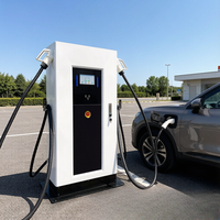 Nuevo Poste de Carga para Vehículos Eléctricos Jinghu para Exteriores, 60kW, Conector CCS2, Montaje en Suelo, Plataforma OCPP Lista para Usar, Resistente a la Intemperie IP54, TA-DC-DD