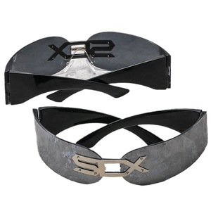 แว่นกันแดด Psn Rimless Shield Uv400 สไตล์พังก์ สำหรับผู้ใหญ่ ป้องกันแสงแดด - Product Image 5
