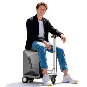 Valise <span class=keywords><strong>scooter</strong></span> intelligente Airwheel avec moteur brushless, moyeu renforcé léger, grande capacité, conduite sur valise - Product Image 6