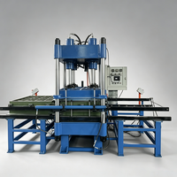 Machine de pressage de dalles de sol en caoutchouc, équipement industriel d'usine pour la vulcanisation à chaud de granulés de pneus recyclés pour tapis de pavage