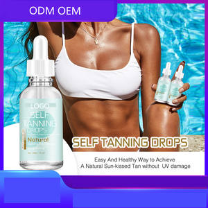 Aerosol de bronceado de color trigo con logotipo personalizado Efecto de autobronceado sin sol Mousse de color sólido Gotas de autobronceado - Product Image 2