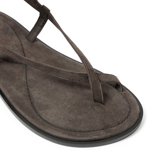 Zapatos de talla grande para damas Cojín Strappy Roman Gladiator Mujeres Sandalias planas 2024 Strap Up Tanga Sandalias - Product Image 2